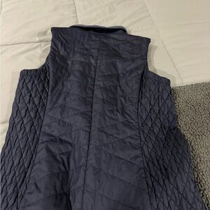 L.L. Bean Dark Blue Quilted Vest